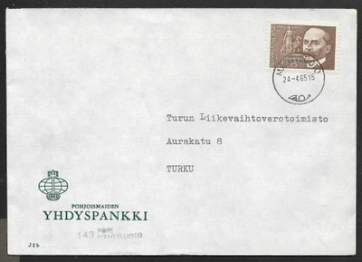 Postil. - Ståhlberg 1965 (LAPE 595) Mäntyluoto 24.4.65