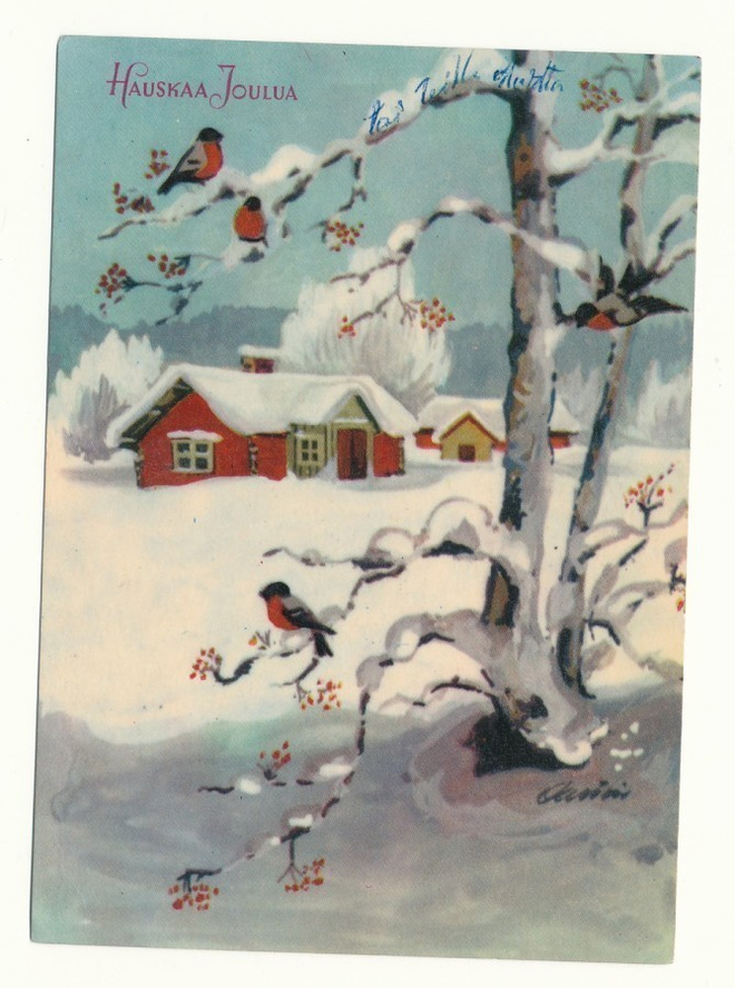 Mirja VÄNNI - Punaisen tuvan pihapiiri - kulk. 1964