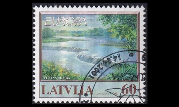 Latvia 544 o Europa vesi (2001)