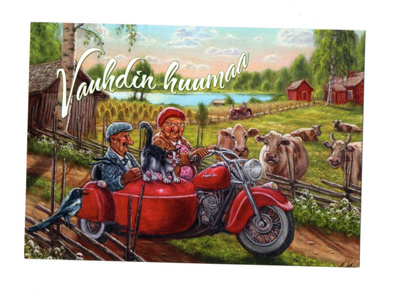 "°VAUHDIN HURMAA°" -KORTTI / T.Peltoniemi (Hörölä)