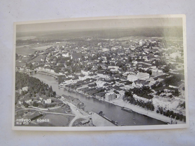 VANHA Postikortti Porvoo 1930-l Karhumäki