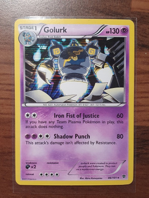 Pokemon Golurk holo 46/101