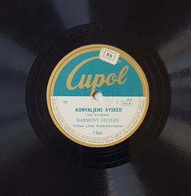 Savikiekko 1947 - Harmony Sisters - Cupol 1960