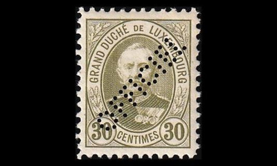 Luxemburg 70D * Virkamerkki läviste 30 C (11½:11) (1899)