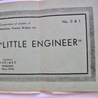Ohjekirja Osaluettelo Little Engineer Rakennussarja 1920-l - pikkukuva 1