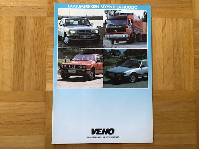 Esite Oy Veho Ab 1983 Mercedes BMW Honda yritysesittely