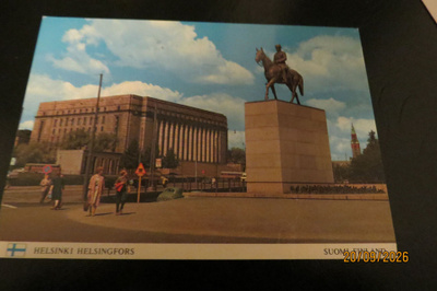 HELSINKI 1981 KULKENUT KORTTI