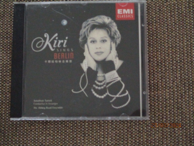 Kiri Te Kanawa KIRI SINGS BERLIN (CD)