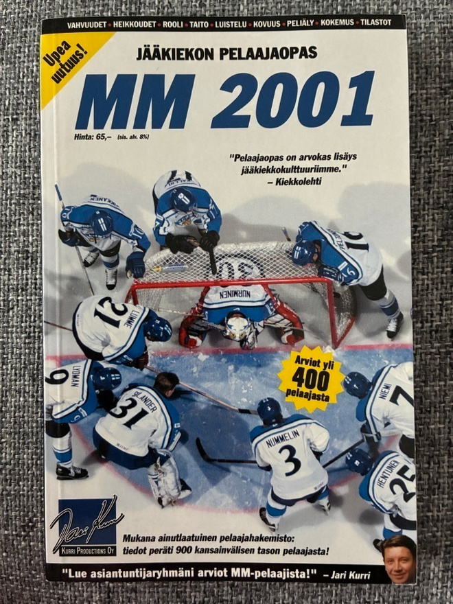 Jääkiekon pelaajaopas Jääkiekon pelaajaopas MM 2001