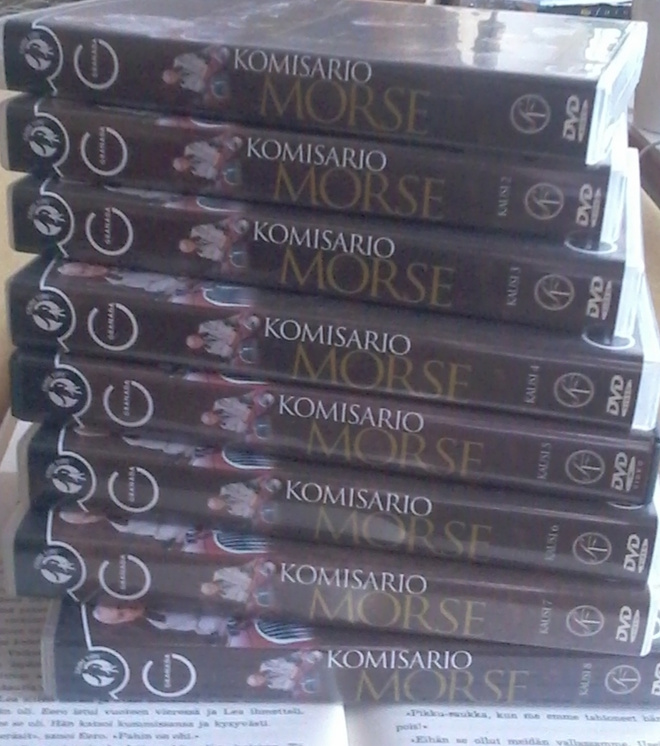 Komisario Morse: kaudet 1-8 (DVD)