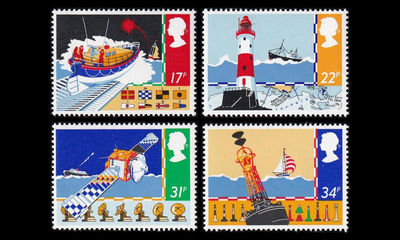 Iso-Britannia 1031-4 ** Meriturvallisuus (1985)