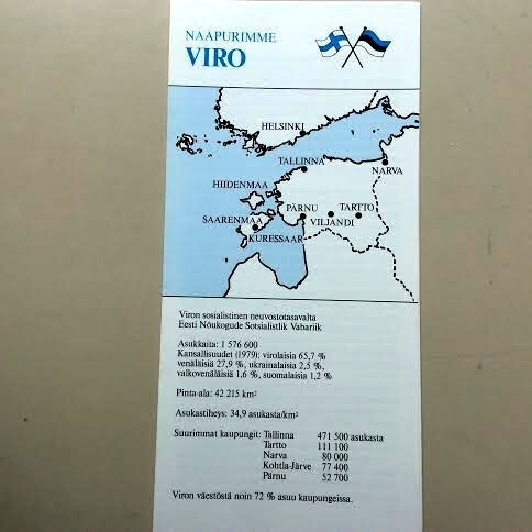 Viron sosialistinen neuvostotasavalta esite