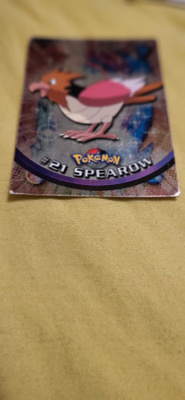 Spearow #21 Pokemon TV Animation Series BLUE Topps FOIL card