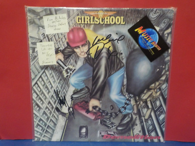 GIRLSCHOOL - DEMOLITION M-/EX- UK -80 PRESS +NIMMARIT LP