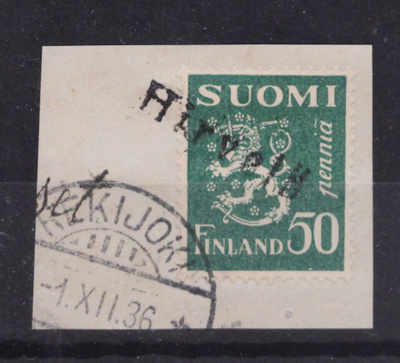 # 23872 # Pp Hirvelä + Rekijoki - M-30 leike 1936
