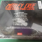 MÖTLEY CRUE - TOO FAST FOR LOVE UUSI CD - pikkukuva 2
