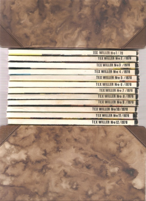 TEX WILLER , koko vuosikerta 1978 , 12 numeroa , K3