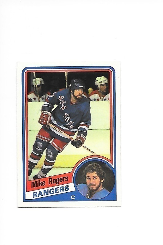 1984-85 OPC #152 Mike Rogers New York Rangers