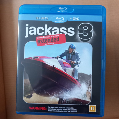 Jackass 3 Nordic blu-ray