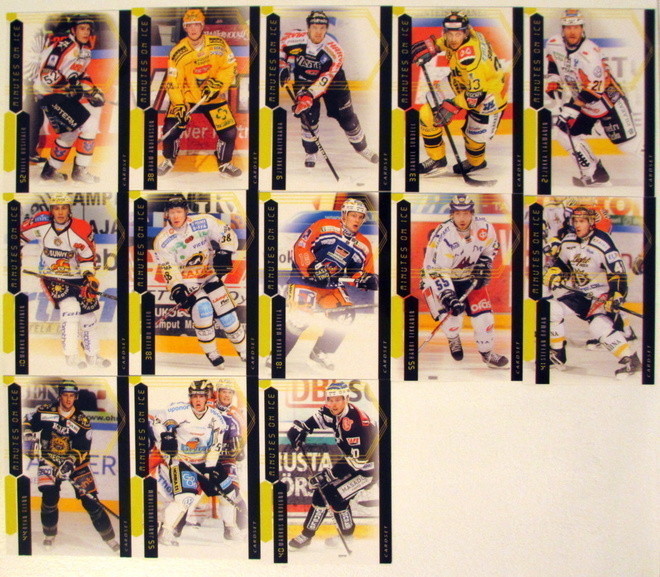 Cardset 2010-11 Minutes on Ice kortteja, Katso