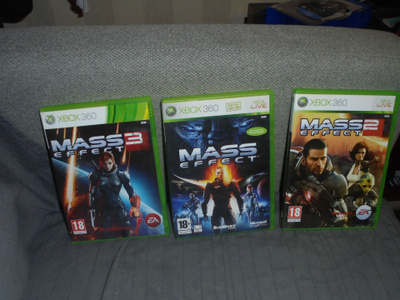 XBOX 360 pelit Mass Effect 3 kpl