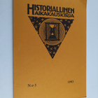 Historiallinen aikakausikirja 3/1983 - pikkukuva 1