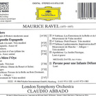 Ravel - Bolero (CD) Rapsodie Espagnole Ma Mère L'Oye Pavane - pikkukuva 2