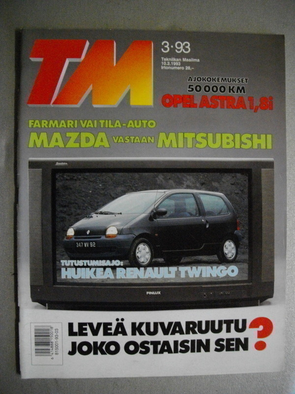 Tekniikan Maailma Nro 3/1993 (30.9)
