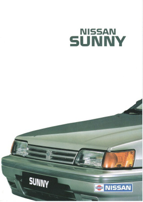 Nissan Sunny -esite, 1989