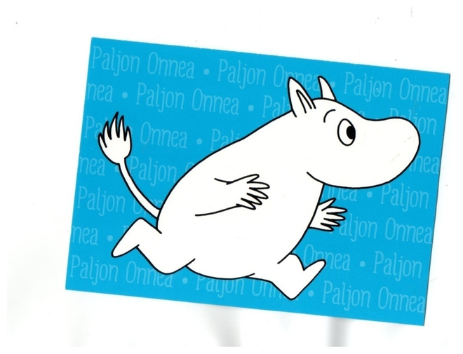 °°PALJON ONNEA°° -KORTTI / KARTO (Moomin Characters)