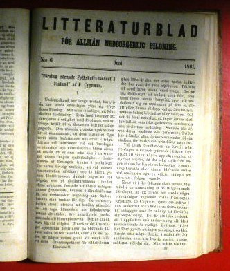 Litteraturblad för allmän medborgerlig bildning 1861