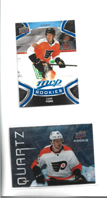 2 X CAM YORK - FLYERS - ROOKIES