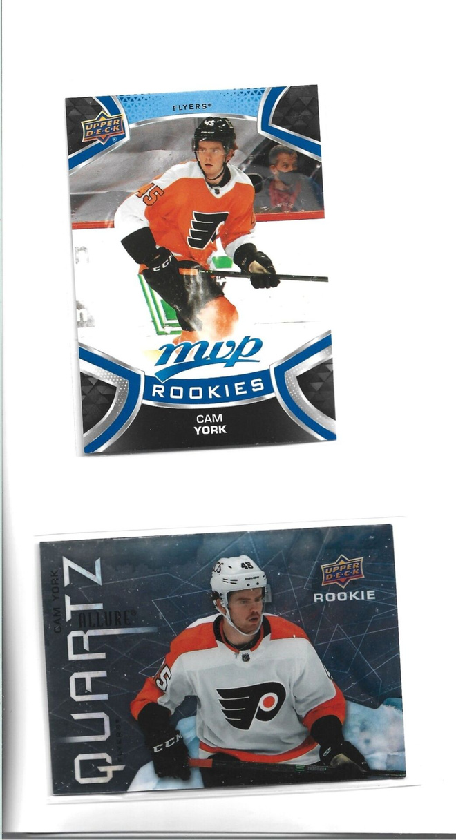 2 X CAM YORK - FLYERS - ROOKIES