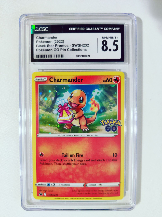 Charmander Plack Star Promo SWSH232 CGC 8.5
