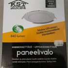 Uppoasennettava paneelivalo, himmennettävä, 12W  *UUSI* - pikkukuva 1
