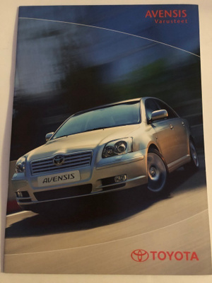 Myyntiesite - Toyota Avensis varusteet - 2003