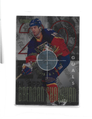 BRENDAN SHANAHAN - MARKSMEN # 8 DONRUSS 1995-96