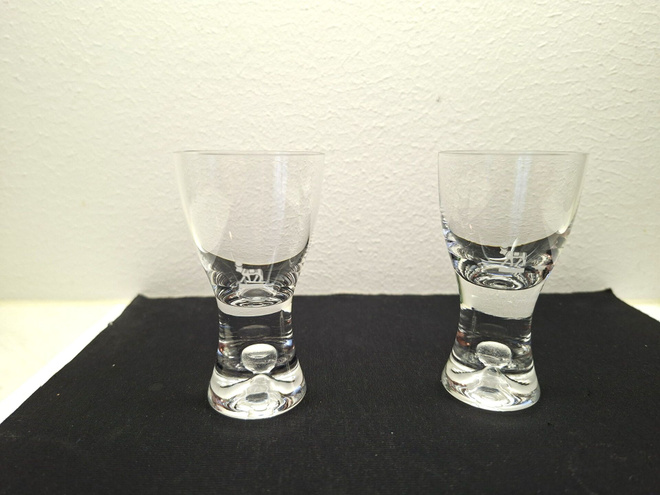 Tapio Wirkkala Tapio snapsilasit logolla 2kpl , Iittala