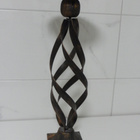 Iso, korkea 45cm , metallinen kynttilänjalka - pikkukuva 5