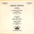 Miliza Korjus – Warum? - Miksi? - Fin Ep 1959 - pikkukuva 2