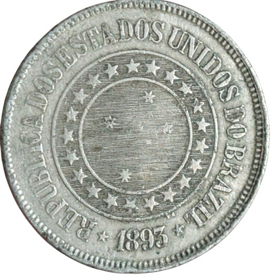 Brasilia 200 Reis 1893