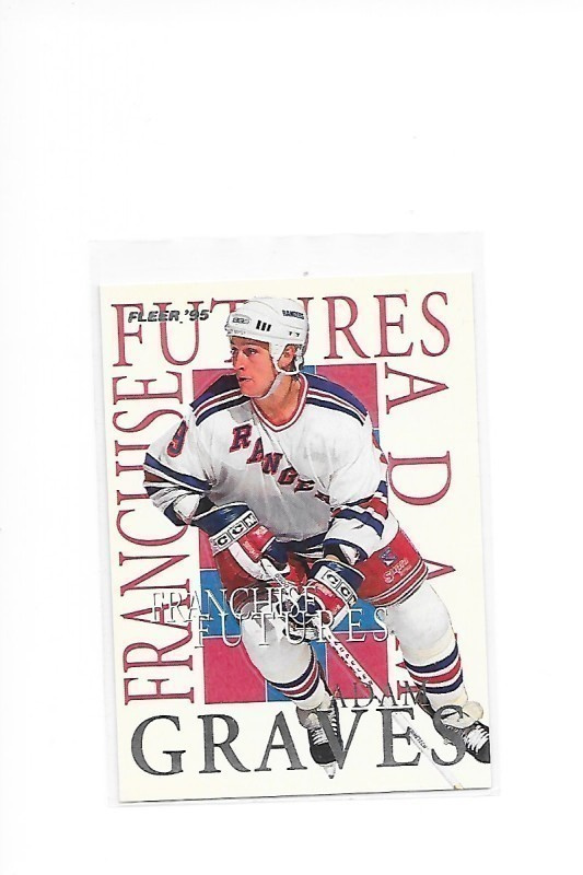 1994-95 Fleer Franchise Futures #3of10 Adam Graves Rangers