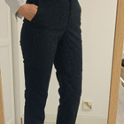 H&M Tummansiniset housut 38 + vyö - pikkukuva 1