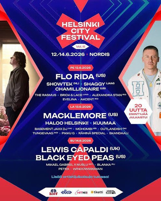 Helsinki City Festival 2026 VIP 2 PÄIVÄÄ LA-SU 13.-14.6.