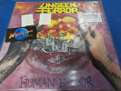 UNSEEN TERROR - HUMAN ERROR EX-/EX+ LP