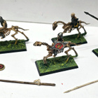 Warhammer Fantasy - 4kpl Skeleton Horsemen (80-luku) - pikkukuva 2