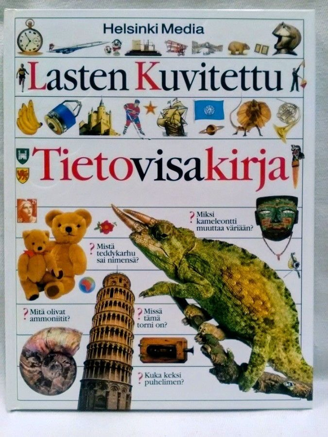 Lasten kuvitettu tietovisakirja 1.p (sid.)