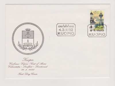 FDC 1982 Kuopio 200 vuotta