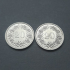 Sveitsi 20 rappen 1975,2kpl - pikkukuva 1