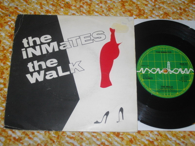 7" INMATES - the Walk - single 1979 blues rock EX